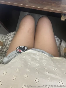 How cute are my shorts i keep scratching my skin against the drawer