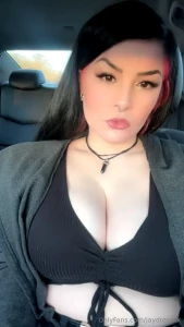 Red amp black lingerie set tits pussy ass and dildo play