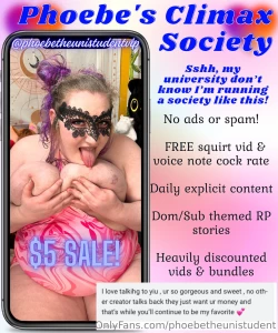 5 sale to my climax society phoebetheunistudentvip exclusive b g part 22