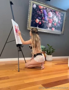 I could paint for hours unless you have a better way to keep me