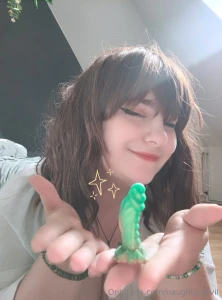 Totally random but have you ever been bonked with a dildo no well here