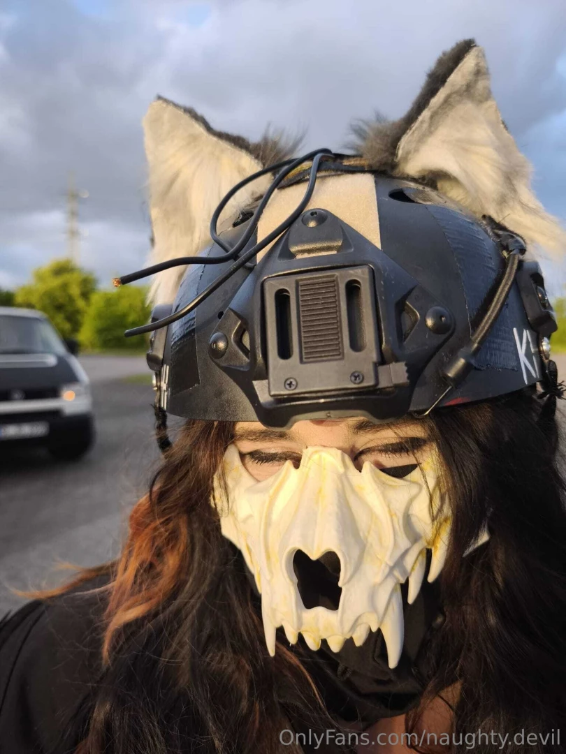 Made some ears for my helmet lt 3 aw man tactical gear techwear etc 