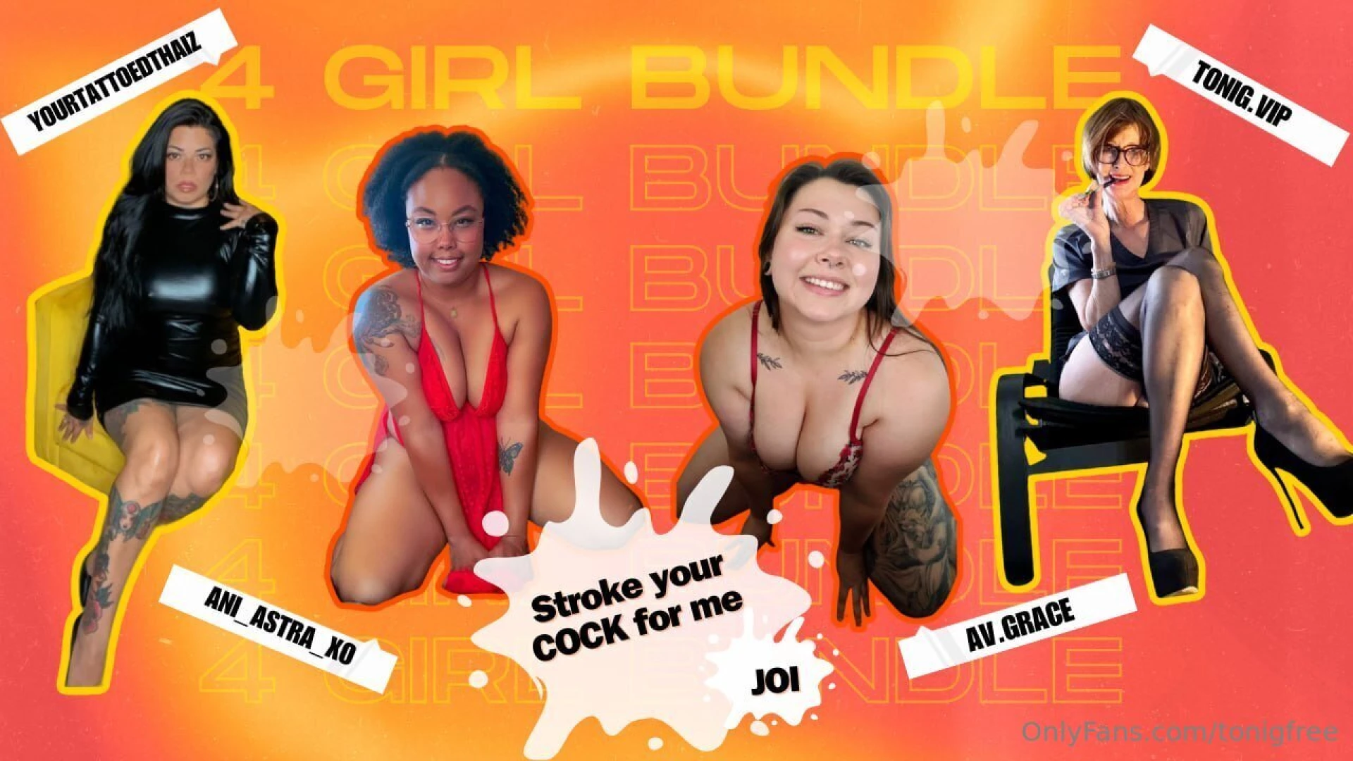 Not one but 4 gorgeous milfs joi bundle 100 value can your cock handle 