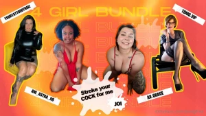 Not one but 4 gorgeous milfs joi bundle 100 value can your cock handle
