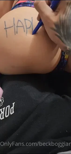 Birthday butt 