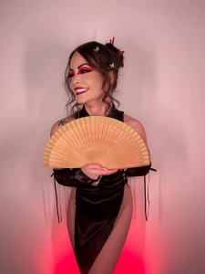 Cosplay on but trust me i m more fun when i m out of it