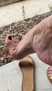 Crazy for you flat sandals dangle and drop