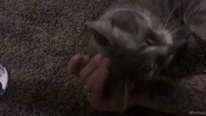 Rubbin my pussy because she loves it