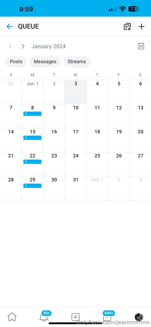 Got those tapes scheduled all month long 