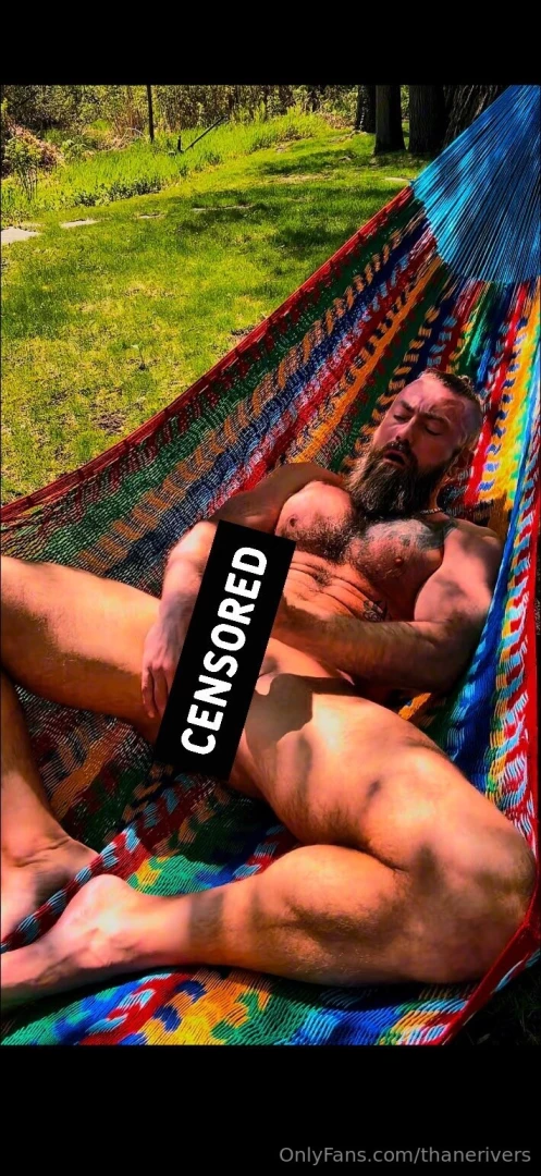 Laying out in the sun in a hammock completely naked hmmm what else can 