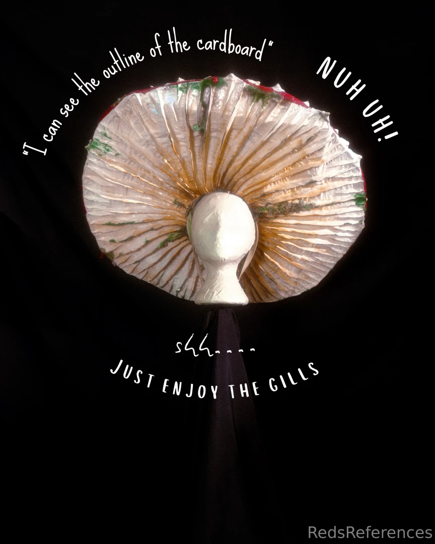 Huzzah day 1 of sharing my self-made designs here be my mushroom hat part 2 