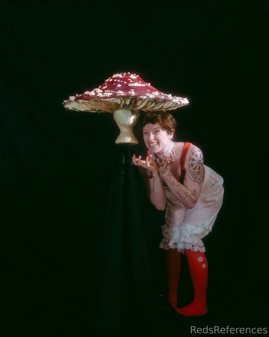 Huzzah day 1 of sharing my self-made designs here be my mushroom hat part 6 