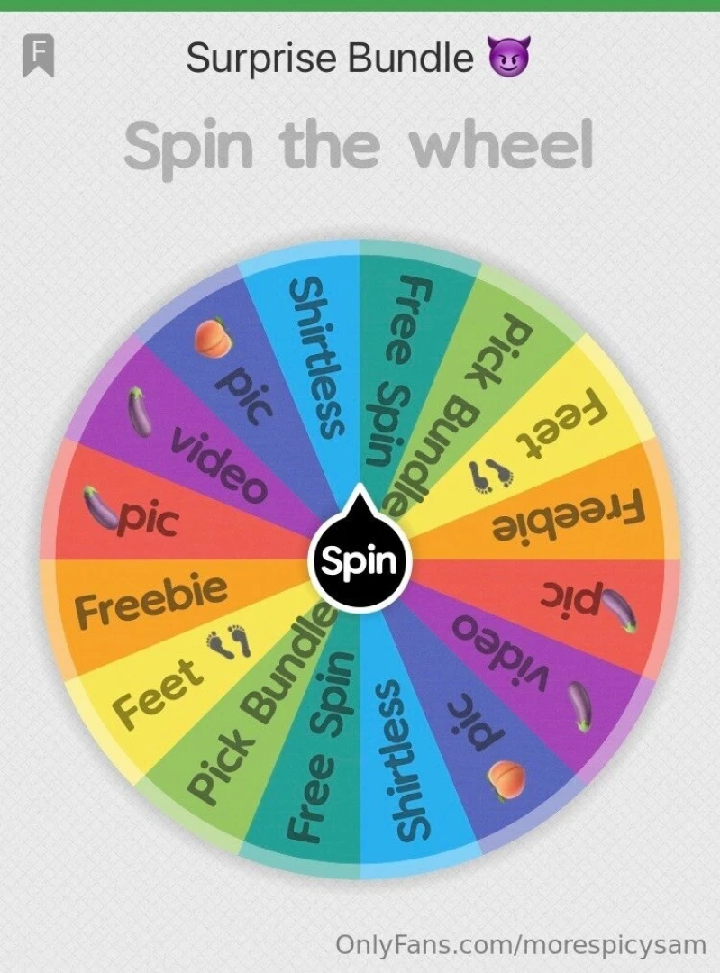 Spin the wheel how it works 1 spin 10 2 spins 20 3 spins 30 want more 
