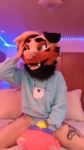 How soft the fur felt against my skin got me real huffy part 1