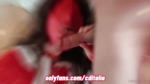 Full video in cditalia santa cums in my l tex mask