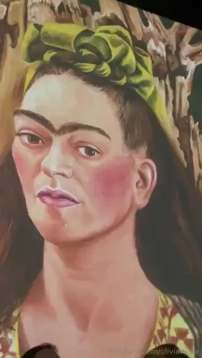So today i was at the interactive exhibition dedicated to frida kahlo 