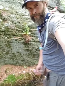 Nature walk ass and naked balls