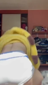 Playing a little with my cock and a little fart as a gift these days i