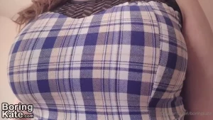 The plaid dress