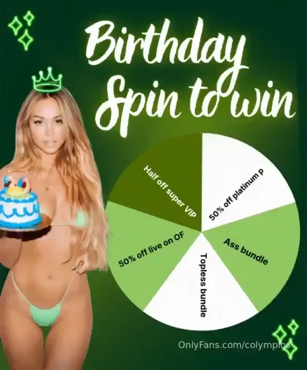 Birthday spin to winnn its my birthdayyyy to celebrate ive decided 