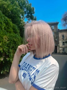 I just love my hair color i think blondes are actually the smartest