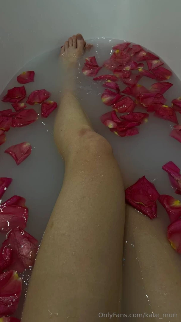 I really love taking a bath not just a shower but a long bath with 