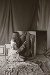 Enjoying the art