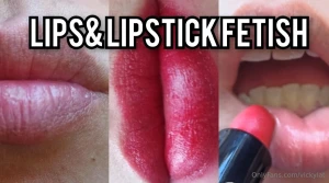 Lips fetish amp lipstick usually associated with the attraction to