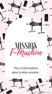 J ouvre une cagnotte pour pouvoir m offrir une fuck machine connect e part 1