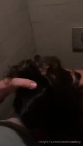 Gave him a quick one in the toilet hehe