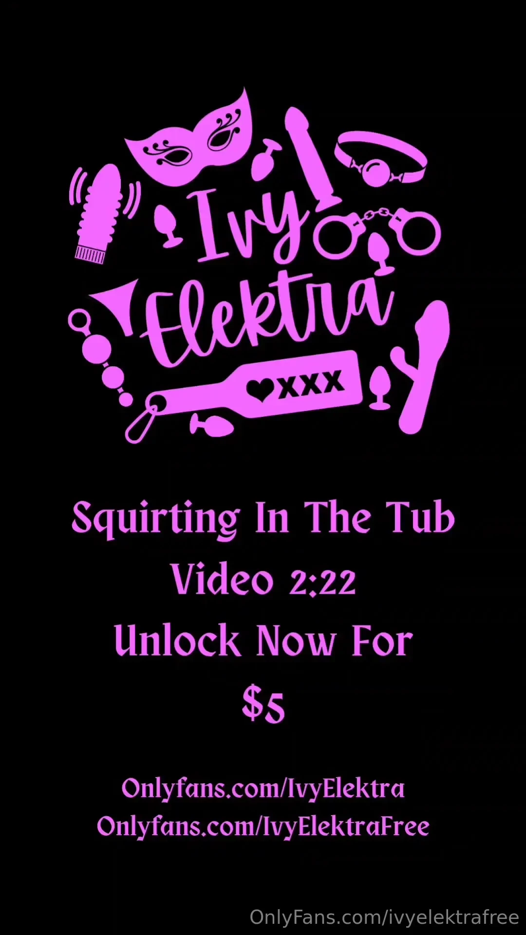 Squirt alert new video squirting in the tub this one is for all my 