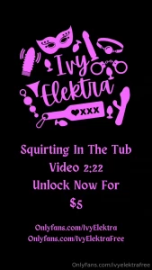 Squirt alert new video squirting in the tub this one is for all my