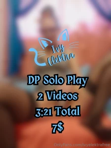 Dp solo play 2 videos in the first one i show off my ass and insert my