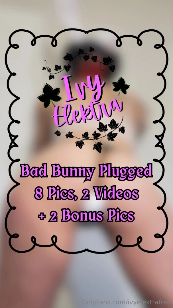 Bad bunny 8 pics 2 vids 2 bonus pics only 5 for the whole bunny 