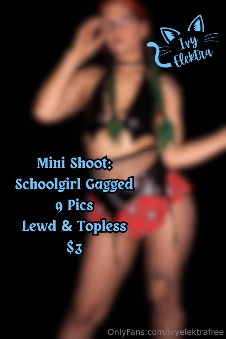 Gagged sch00lgirl set 9 pics mostly lewd with topless amp gagged nudes 