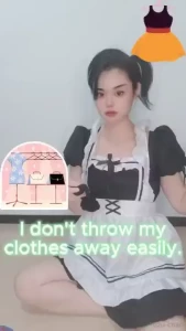 Tried this maid outfit again but the socks need fixing glad didn t