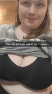 I tried to be sneaky and instead got caught by my bosss