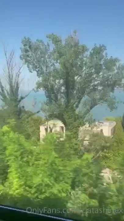 On my way to the lake 