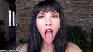 Barefoot hungry topless giantess searches out 5 tiny meals to feed to