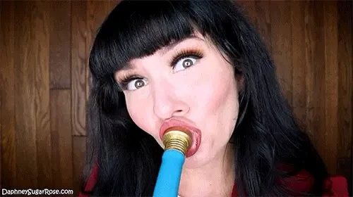 Big fake huge tits inflation breast expansion hose filling fantasy 