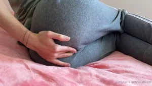 Sensitive cumshot in my dirty panties it s smells so good