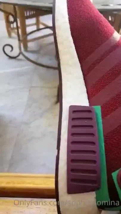 Hungry about the sweater feet 