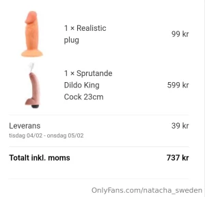 Best llt nya leksaker en mindre f r analt och en st rre sprut dildo