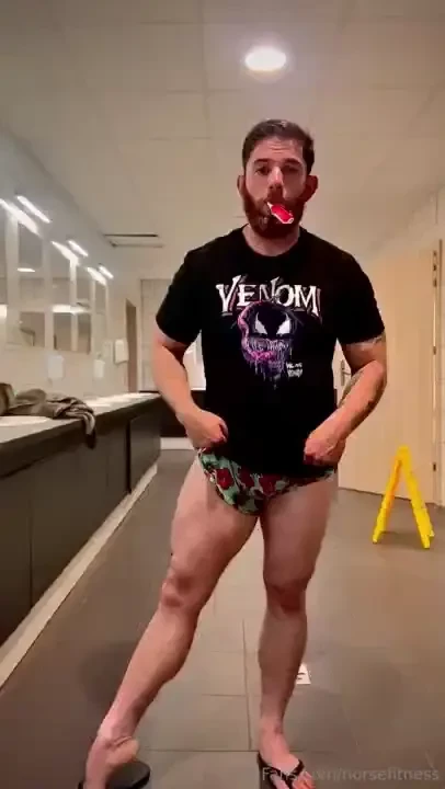 Pre bed time flex check after leg day they re full and ready to 