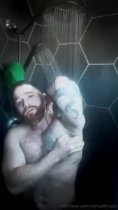 Even naughty boys have to get clean