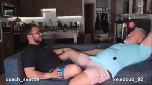 Couch conversations with inkedcub_92