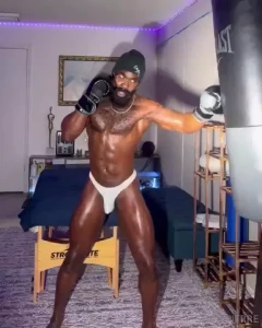 Early morning boxing