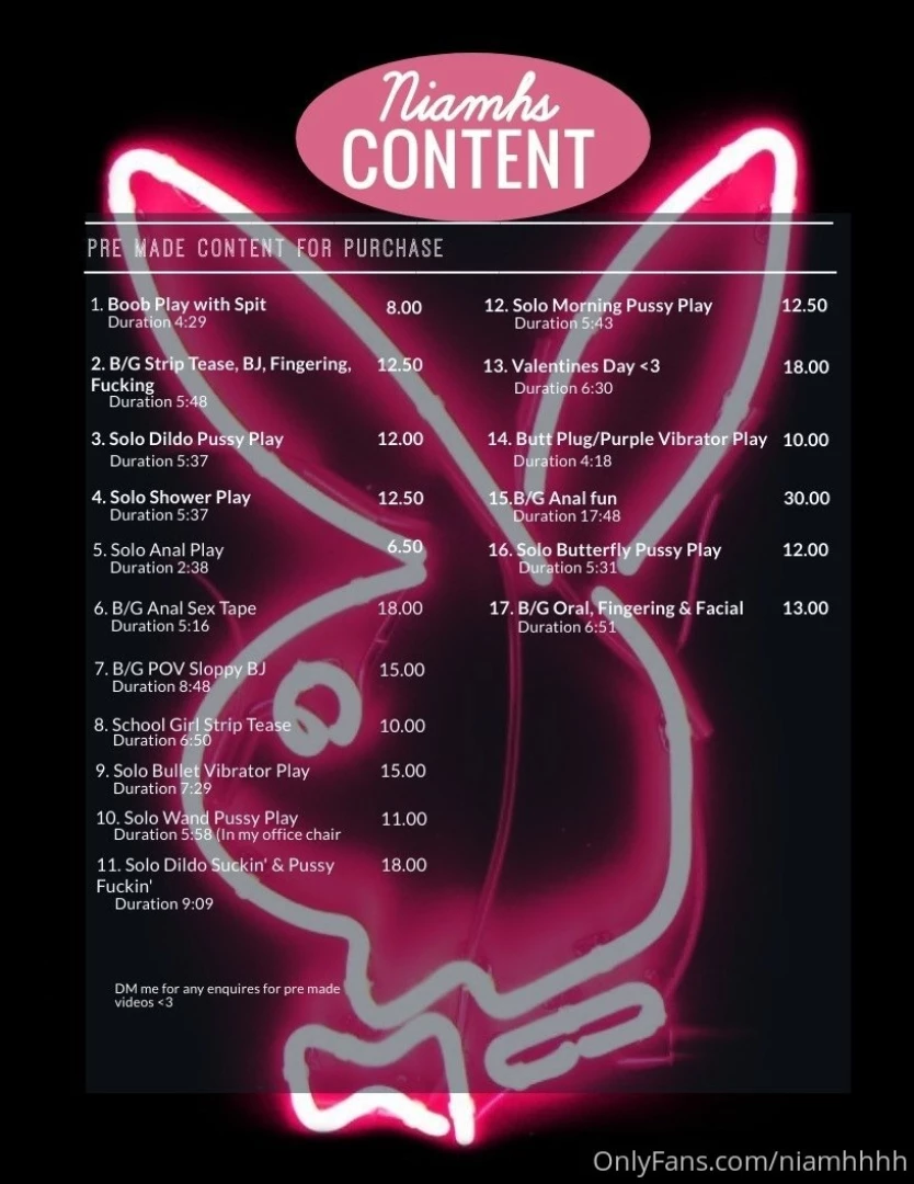 All pre made content half price for the weekend swipe across for the part 1 