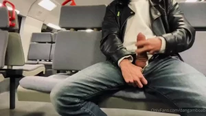 Lo que sucede cuando vas en el tren rumbo al aeropuerto llevabas toda