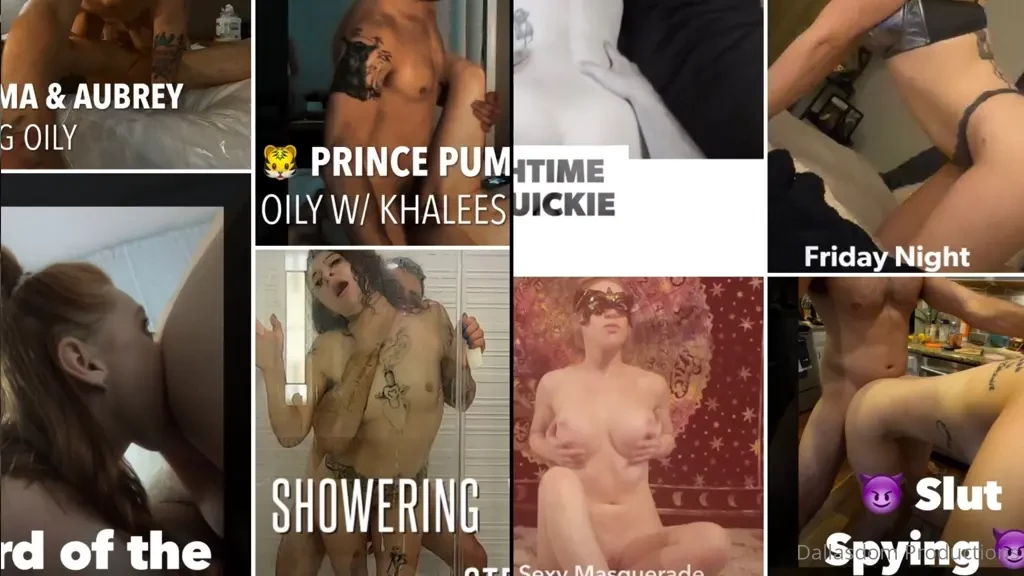 These are a bunch of our premier vids that are available for purchase 